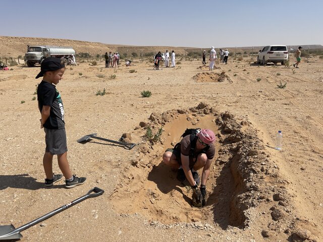 Tree Plantation Pits in Arid Zones