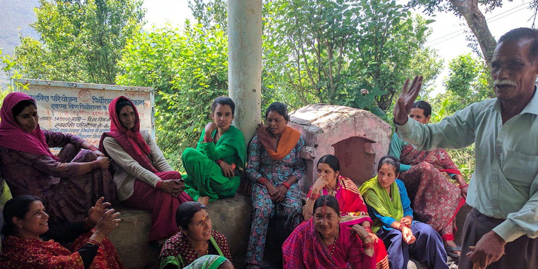 Nakina Van Panchayat (Community Forest Council) and Women's Self Help Group (SHG) Meeting