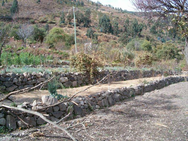 Muros de Piedras para Terrazas de Formación Lenta