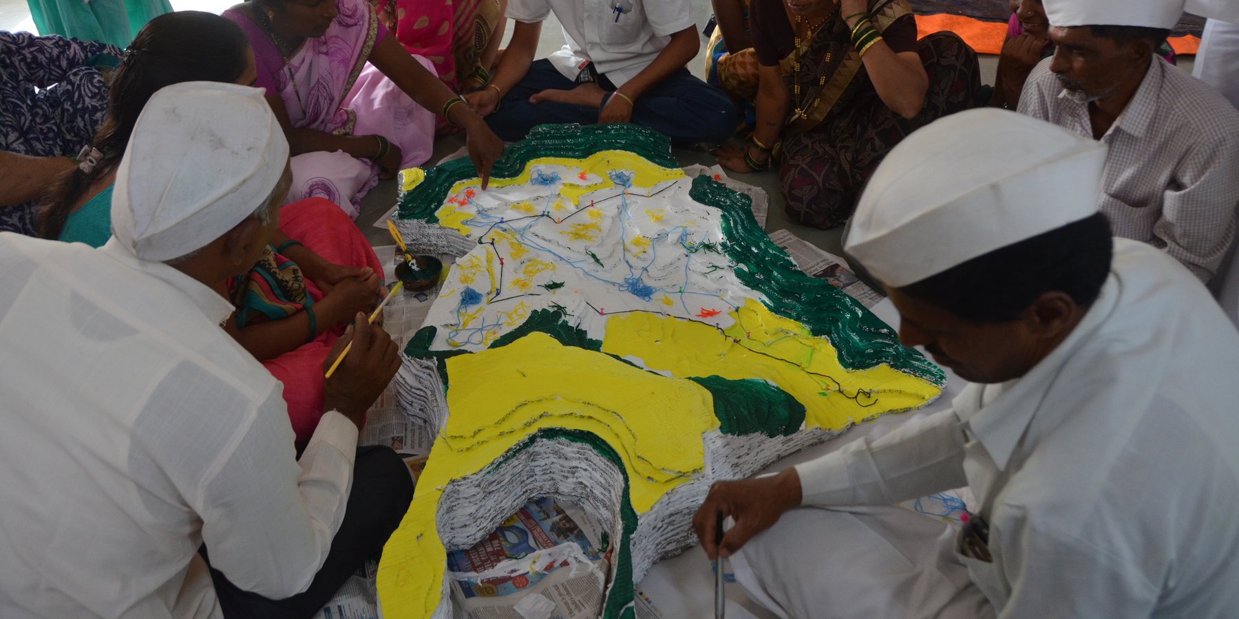Participatory development of surface model