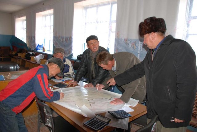 Mapping as a tool for the development of pasture use plans (in the frame of CACILM)