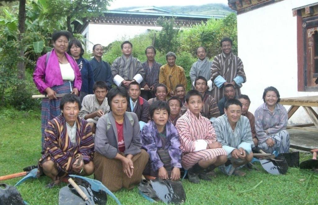 Members of the Land Management Group in Drunggoenpa chiog, Radhi Geog, Trashigang Dzongkhag