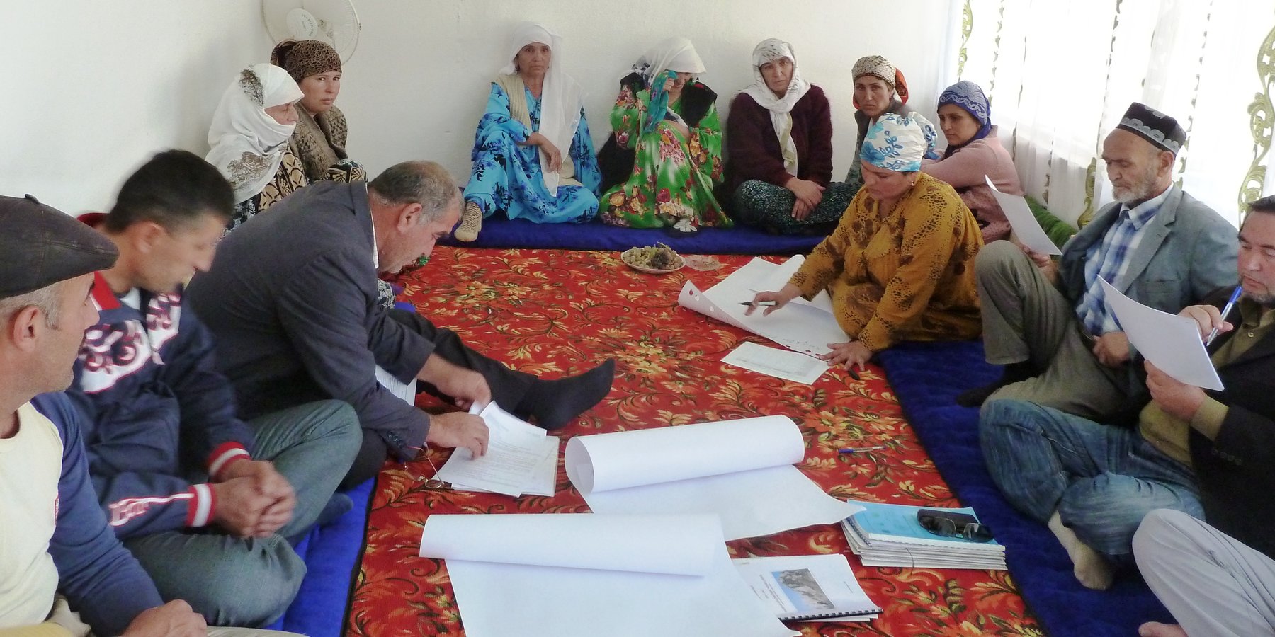 Pasture User Union meeting in Tajikistan