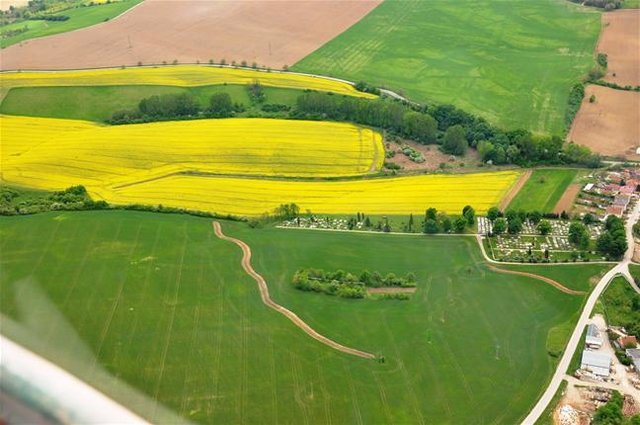 Level ditches in cropland