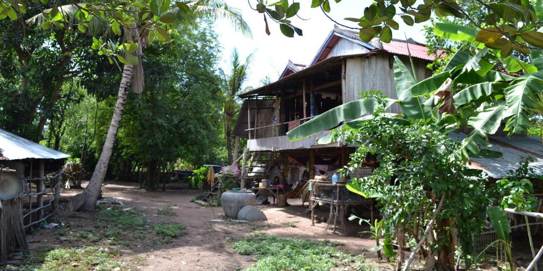 Typical house in rural Cambodia